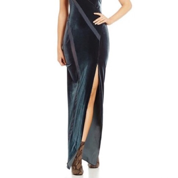 Free People Spliced Velvet Maxi Dress - Picture 2 of 3